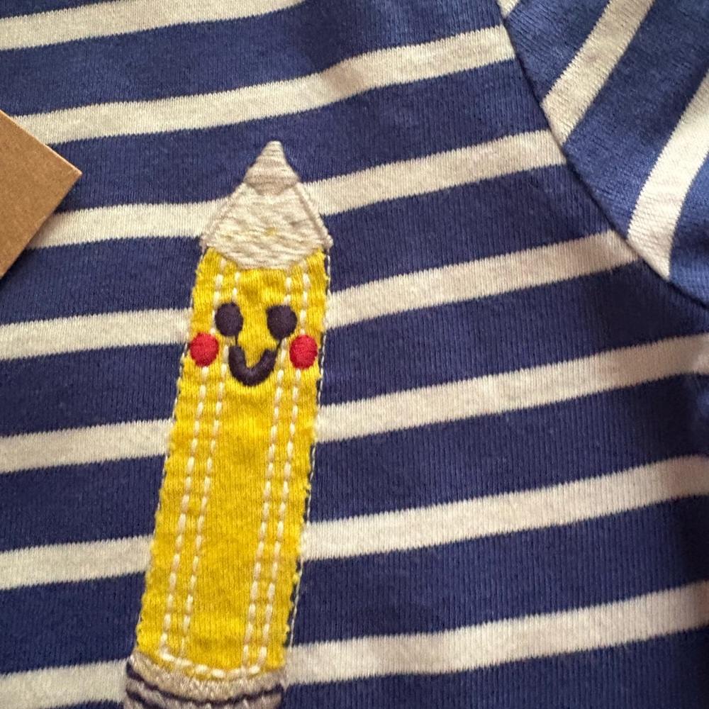 MINI BODEN Back To School Appliqué Tunic *new with tags* - Picture 6 of 8
